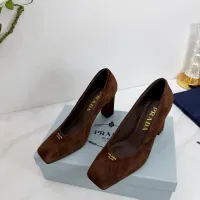$102.00 USD Prada High-heeled Shoes For Women #1409442