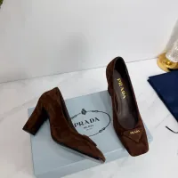$102.00 USD Prada High-heeled Shoes For Women #1409444