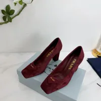 $102.00 USD Prada High-heeled Shoes For Women #1409445