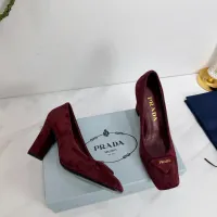 $102.00 USD Prada High-heeled Shoes For Women #1409445