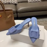 $96.00 USD Manolo Blahnik Slippers For Women #1409576