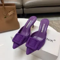 $96.00 USD Manolo Blahnik Slippers For Women #1409580