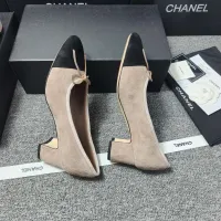 $102.00 USD Chanel High-Heeled Shoes For Women #1409867