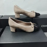 $102.00 USD Chanel High-Heeled Shoes For Women #1409867