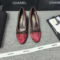 $102.00 USD Chanel High-Heeled Shoes For Women #1409868
