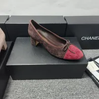 $102.00 USD Chanel High-Heeled Shoes For Women #1409868