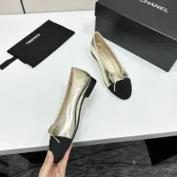 $92.00 USD Chanel Flat Shoes For Women #1409874