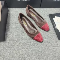 $96.00 USD Chanel Flat Shoes For Women #1409881