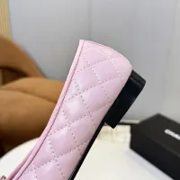 $92.00 USD Chanel Flat Shoes For Women #1409883