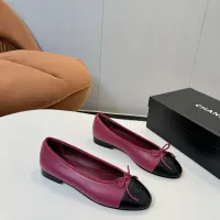 $92.00 USD Chanel Flat Shoes For Women #1409884