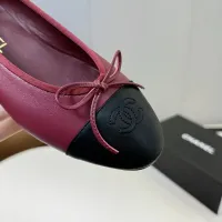 $92.00 USD Chanel Flat Shoes For Women #1409884