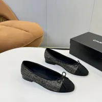 $92.00 USD Chanel Flat Shoes For Women #1409886