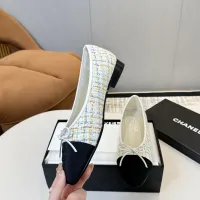 $92.00 USD Chanel Flat Shoes For Women #1409887