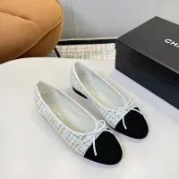 $92.00 USD Chanel Flat Shoes For Women #1409887