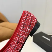 $92.00 USD Chanel Flat Shoes For Women #1409889