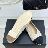 $100.00 USD Chanel Flat Shoes For Women #1409895