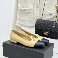 $102.00 USD Chanel Flat Shoes For Women #1409898