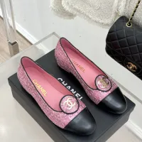 $102.00 USD Chanel Flat Shoes For Women #1409901