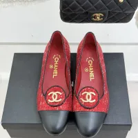 $102.00 USD Chanel Flat Shoes For Women #1409902