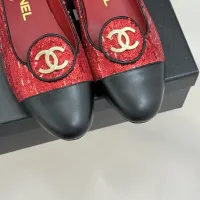 $102.00 USD Chanel Flat Shoes For Women #1409902