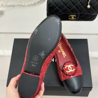 $102.00 USD Chanel Flat Shoes For Women #1409902