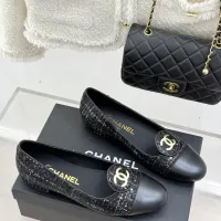 $102.00 USD Chanel Flat Shoes For Women #1409903