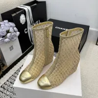 $160.00 USD Chanel Boots For Women #1409912