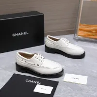 $122.00 USD Chanel Leather Shoes For Women #1410023