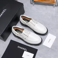 $122.00 USD Chanel Leather Shoes For Women #1410023