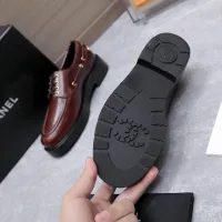 $122.00 USD Chanel Leather Shoes For Women #1410025