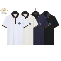 $38.00 USD Hermes T-Shirts Short Sleeved For Men #1411099