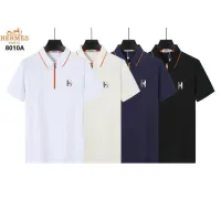 $38.00 USD Hermes T-Shirts Short Sleeved For Men #1411121