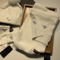 $76.00 USD Prada Hat and Scarf and Glove Set #1413070