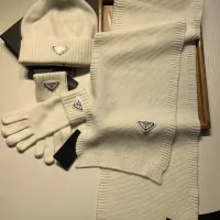 $76.00 USD Prada Hat and Scarf and Glove Set #1413070