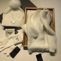 $76.00 USD Prada Hat and Scarf and Glove Set #1413070