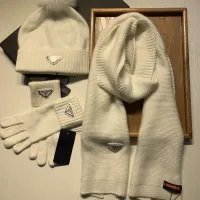 $76.00 USD Prada Hat and Scarf and Glove Set #1413070