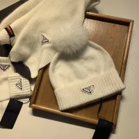 $76.00 USD Prada Hat and Scarf and Glove Set #1413070