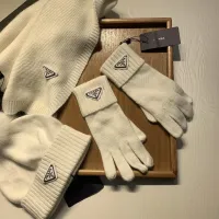 $76.00 USD Prada Hat and Scarf and Glove Set #1413070