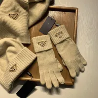 $76.00 USD Prada Hat and Scarf and Glove Set #1413071