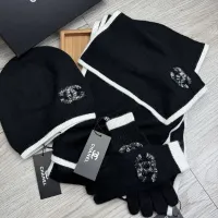 $72.00 USD Chanel Hat and Scarf and Glove Set #1413095
