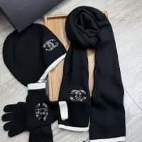 $72.00 USD Chanel Hat and Scarf and Glove Set #1413095