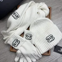 $72.00 USD Chanel Hat and Scarf and Glove Set #1413097