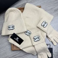 $72.00 USD Chanel Hat and Scarf and Glove Set #1413098