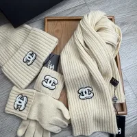 $72.00 USD Chanel Hat and Scarf and Glove Set #1413098