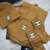 $72.00 USD Chanel Hat and Scarf and Glove Set #1413100