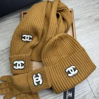 $72.00 USD Chanel Hat and Scarf and Glove Set #1413100