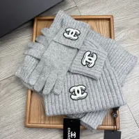 $72.00 USD Chanel Hat and Scarf and Glove Set #1413101
