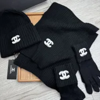 $72.00 USD Chanel Hat and Scarf and Glove Set #1413103
