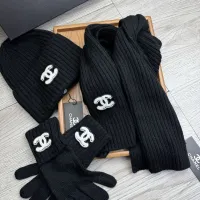 $72.00 USD Chanel Hat and Scarf and Glove Set #1413103