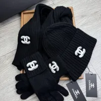 $72.00 USD Chanel Hat and Scarf and Glove Set #1413103